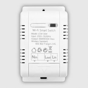 WiFi реле с энергомониторингом 30А (Tuya smart)