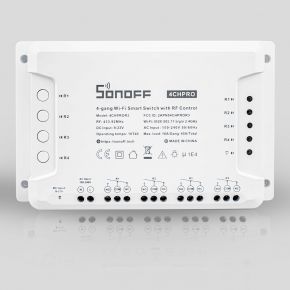 Четырехканальное Wi-Fi реле с сухим контактом Sonoff 4CH PRO R3