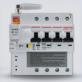 Wi-Fi автомат з енергомоніторингом WDYK трифазний 16А (Tuya smart)