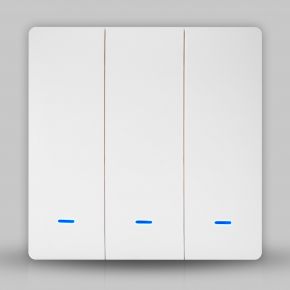 Zigbee вимикач Tuya/Ewelink білий (3 клавіші)