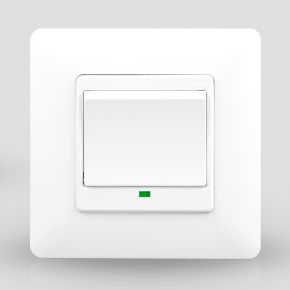 Wi-fi вимикач Moes Smart Wall module switch (1 клавіша) WS-EUY1-W