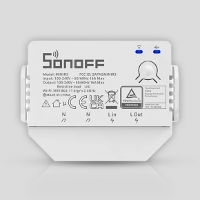 Одноканальное Wi-Fi реле Sonoff Mini R3