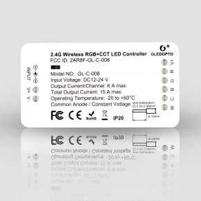 Zigbee LED контроллер Gledopto RGB+CCT (2 ID) (GL-C-008)