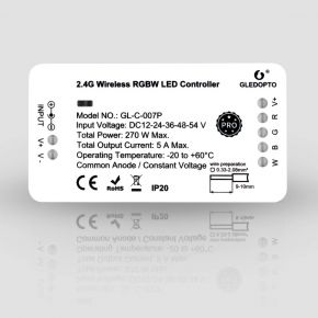Zigbee LED контролер Gledopto RGBW (pro) (GL-C-007P)