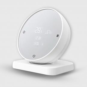 Білий WiFi датчик температури та вологості Avatto (Tuya smart)