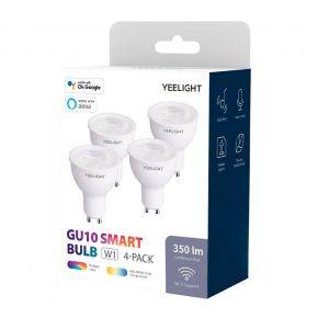 Набор с 4 Wi-fi LED ламп Yeelight GU10 (Multicolor) (YLDP004 - A)