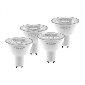 Набор с 4 Wi-fi LED ламп Yeelight warm white GU10 (YLDP004)