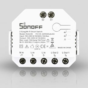 Двоканальне Wi-Fi реле Sonoff DUAL R3