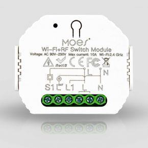 Одноканальне Wi-Fi + RF реле Moes MS-104